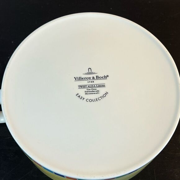 Villeroy & Boch twist alea Limone round covered vegetable dish nwot - Picture 11 of 13